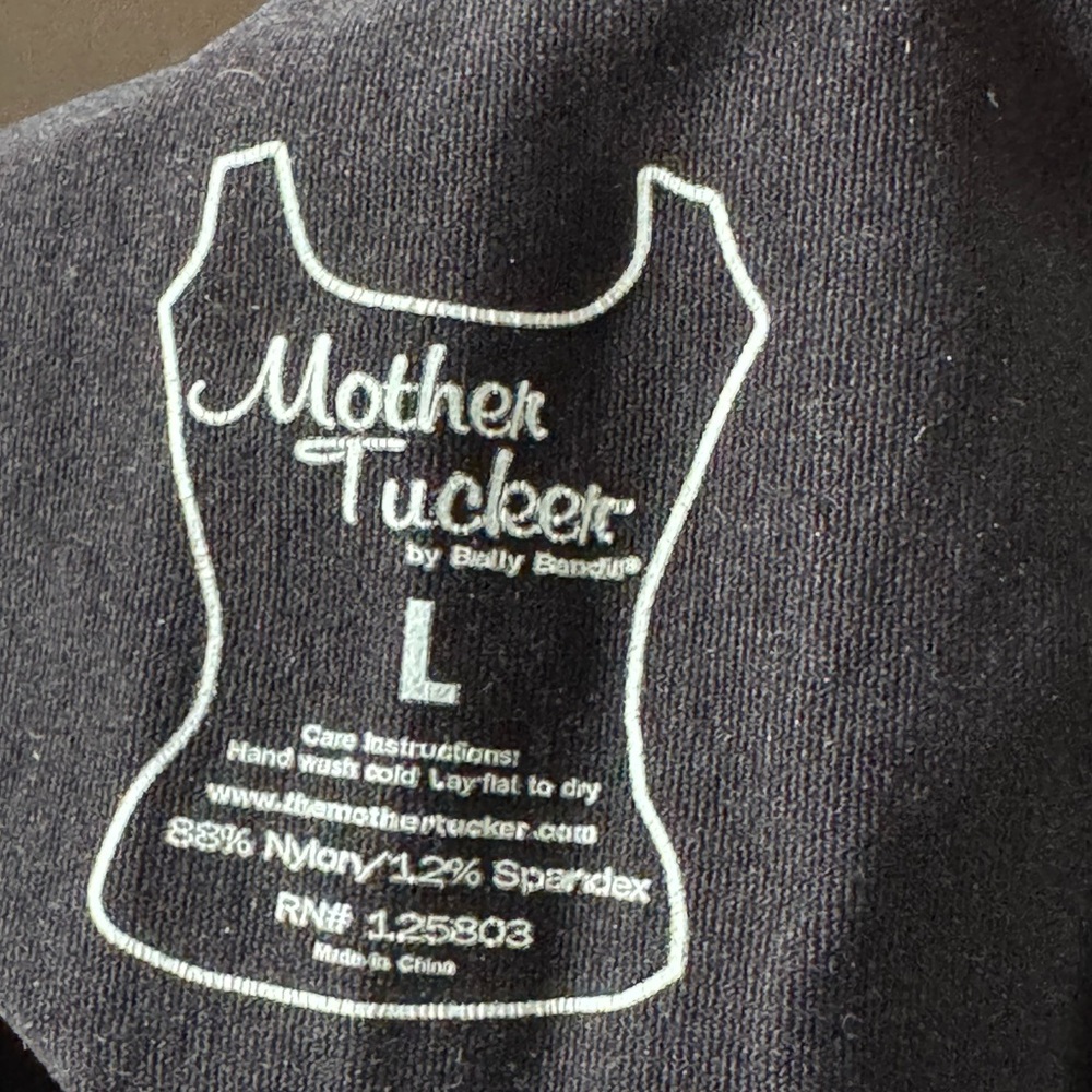 Mother Tucker® Scoop‎ Neck Black Compression Tank Top - Picture 6 of 6